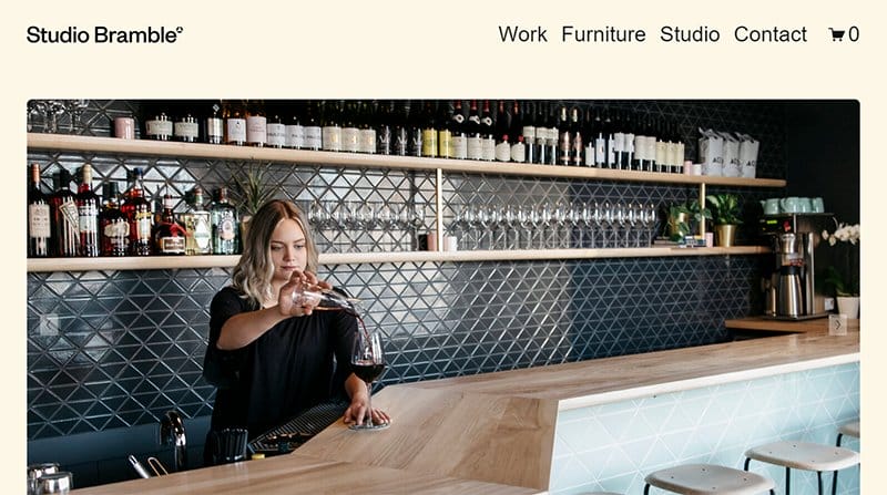 37. Studio Bramble - Best Professional Services Website Example