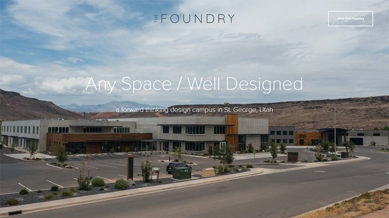 38. The Foundry Campus - Squarespace Website Example