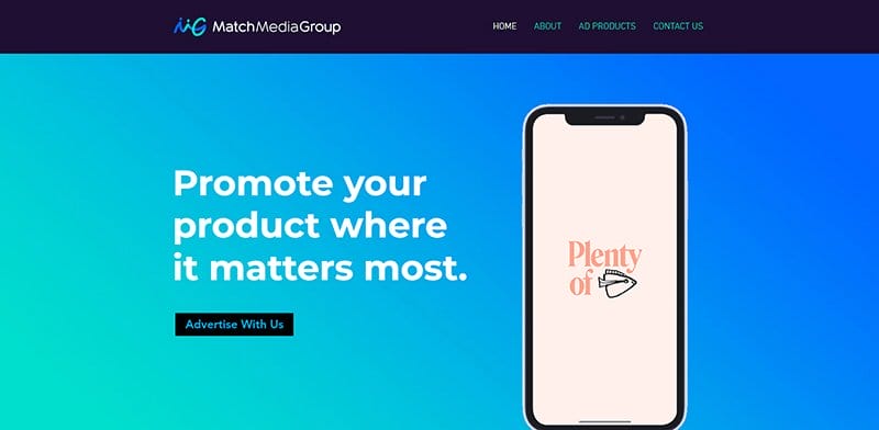 42. Match Media Group - Best Colors For Website Example