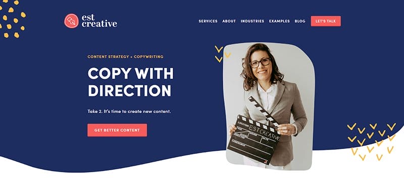 44. EST Creative - Best Colors For Website Example
