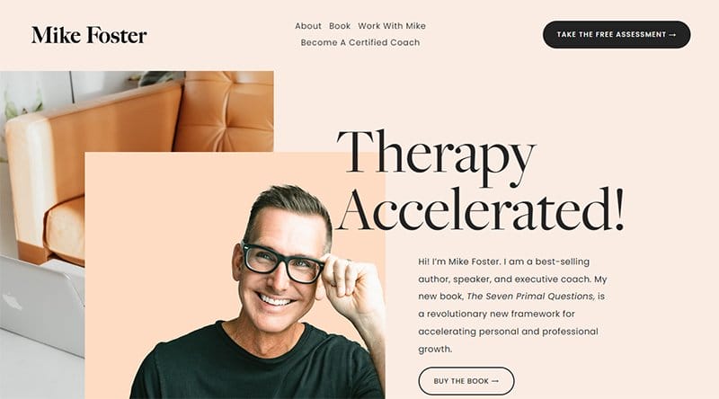 46. Mike Forster - Squarespace Website Example