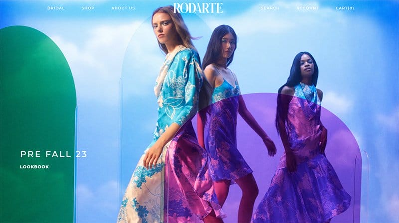 55. Rodarte - Squarespace Website Example