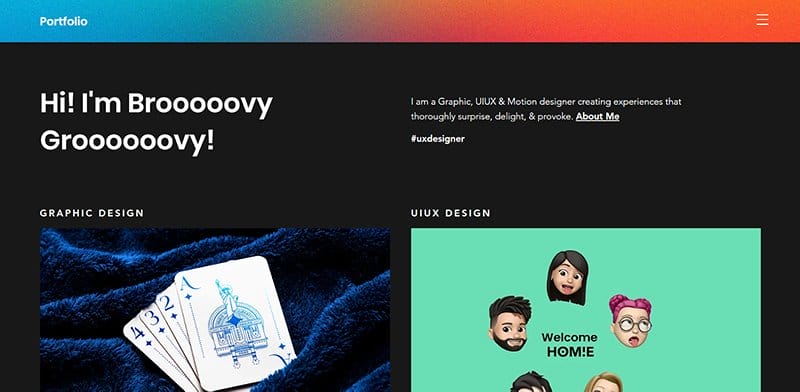 6. Bhroovi - Best Creative Web Design Idea Example