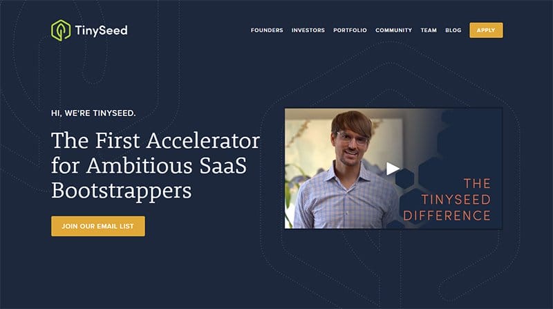 8. TinySeed - Squarespace Website Example