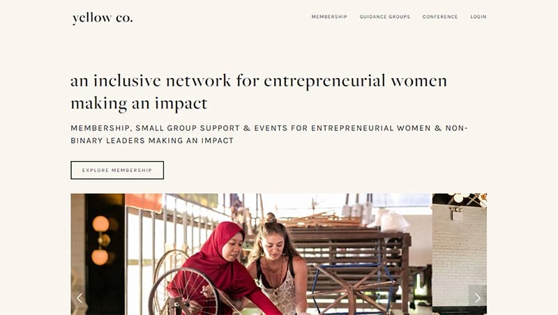 8. Yellow Co - Stunning Corporate Website Example