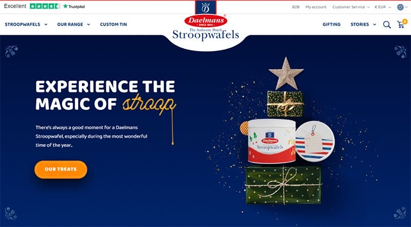9. Daelmans - Powerful WooCommerce Store Example