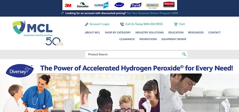 10. MCL Sustainable Cleaning Solutions - Best Multi-Page Website Examples