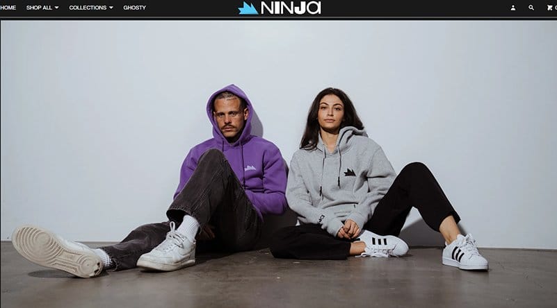 11. Ninja - Examples of Fixed Position Navigation in Web Design