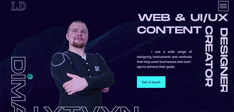 13. Dima Lytvyn - Best Multi-Page Website Examples