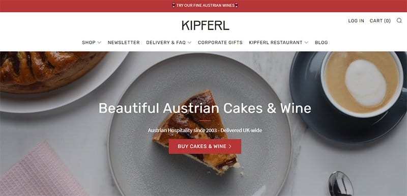 4. Kipferl - Best Multi-Page Website Examples
