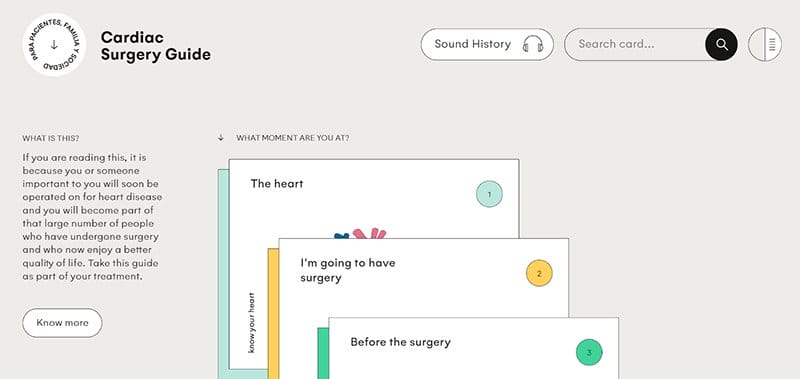 7. Cardiac Surgery Guide - Best Practice Website Example