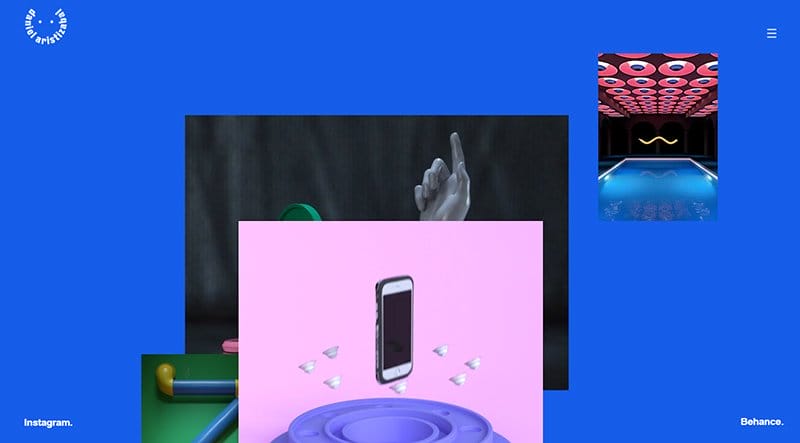 8. Daniel Aristizabal - Examples of Fixed Position Navigation in Web Design