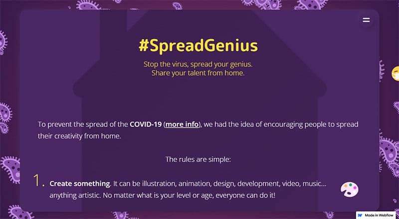 8. #SpreadGenius - Best Neumorphism Websites Examples