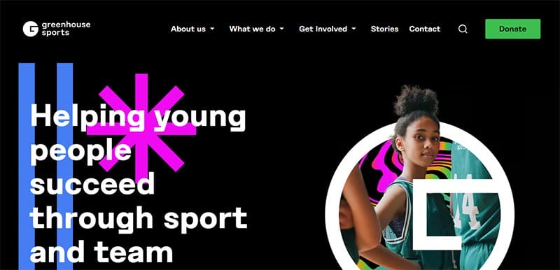 10. Greenhouse Sports - Great Club Website Examples For Design Inspiration