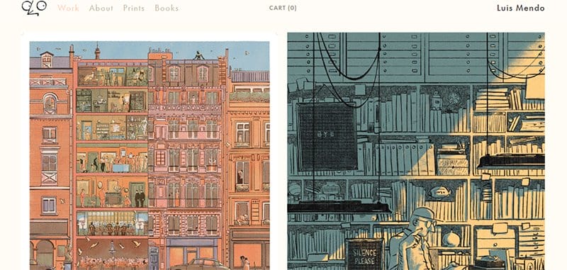 10. Luis Mendo - Best Japanese Web Design Examples