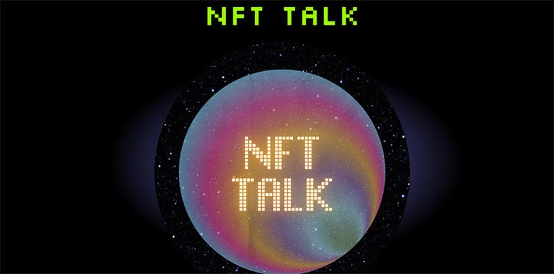 10. NFT Talk - NFT Website Design Examples