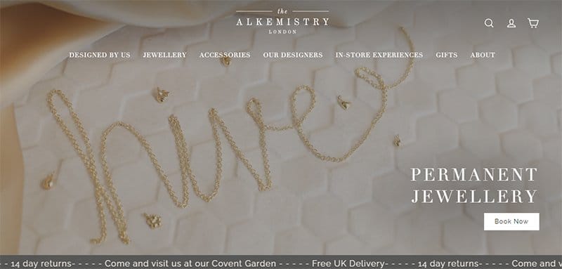 10. The Alkemistry - Best Jewelry Website Design Examples
