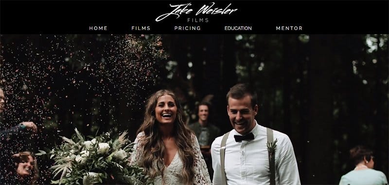 11. Jake Weisler Films - Amazing Video Portfolio Websites & Design Examples