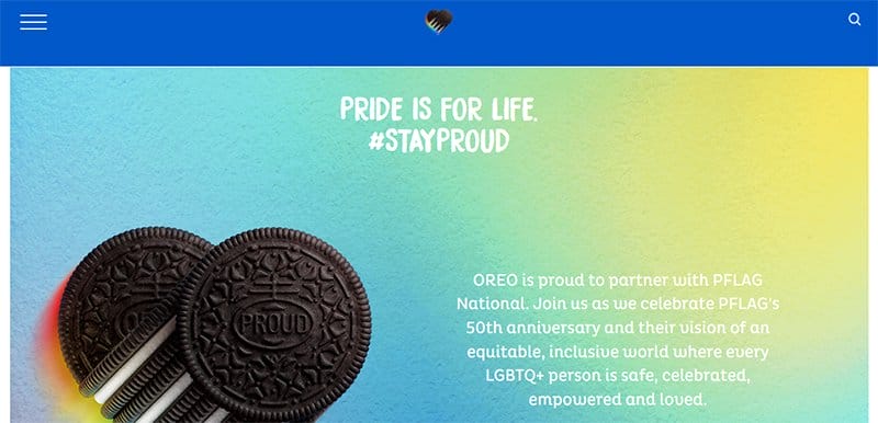11. OREO and PFLAG - Best Microsite Examples