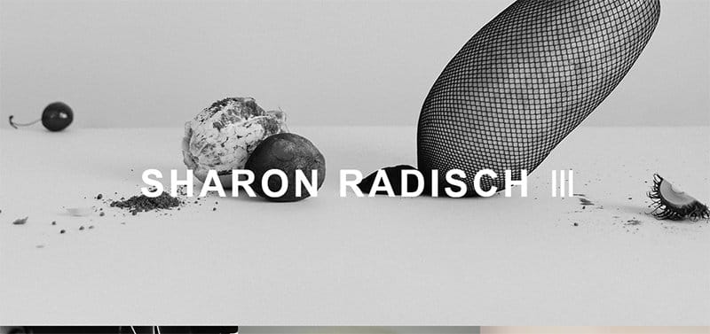 12. Sharon Radisch - Best Sleek Website Design Examples