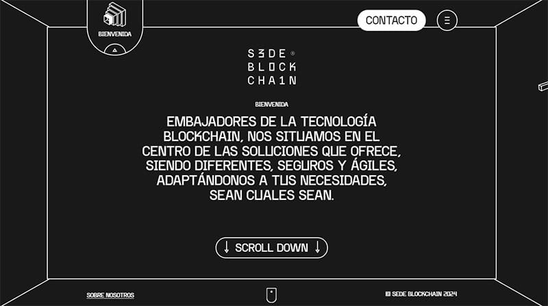 14. Sede Blockchain - Best Web3 Websites & Design Examples