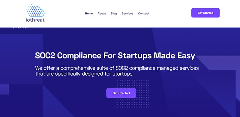 16. iothreat - Best Security Website Design Examples