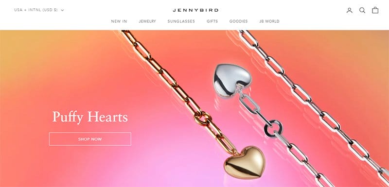 17. Jenny Bird - Best Jewelry Website Design Examples