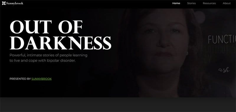 17. Out of Darkness - Best Microsite Examples