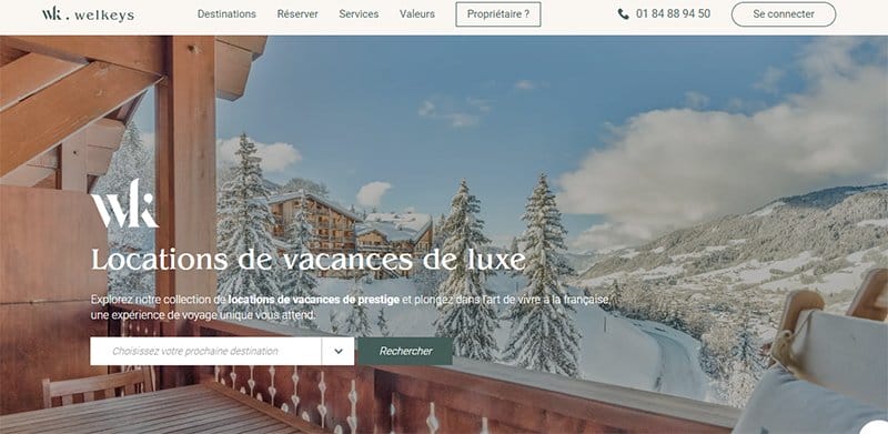 17. Welkeys - Best Luxury Websites For Design Inspiration Example