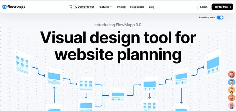 18. FlowMapp - User Interface Design Examples For User-Friendly Websites