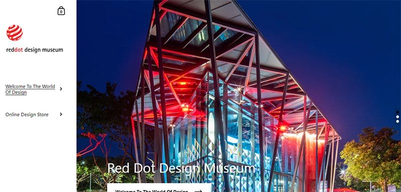 19. Red Dot Design Museum - Best Museum Websites for Design Inspiration Example
