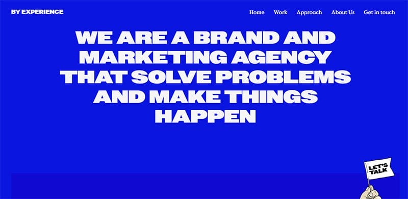 2. By Experience - User Interface Design Examples For User-Friendly Websites
