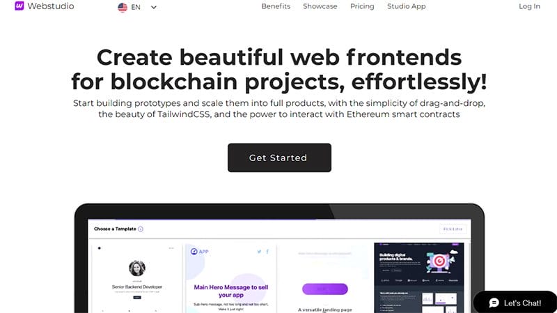 2. Webstudio - Best Web3 Websites & Design Examples