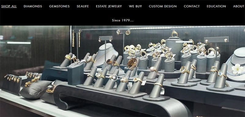 2. Zemil Jewelers - Best Jewelry Website Design Examples