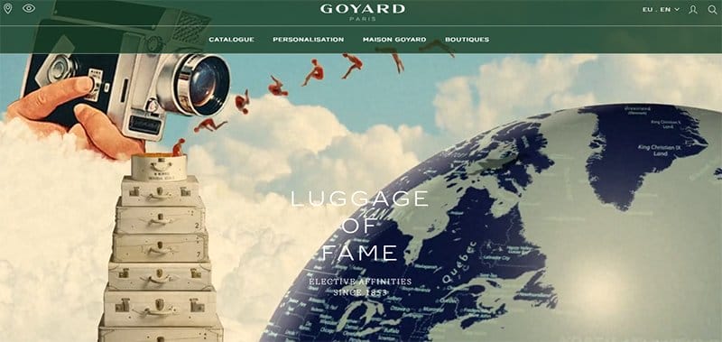 21. Goyard Paris - Best Luxury Websites For Design Inspiration Example