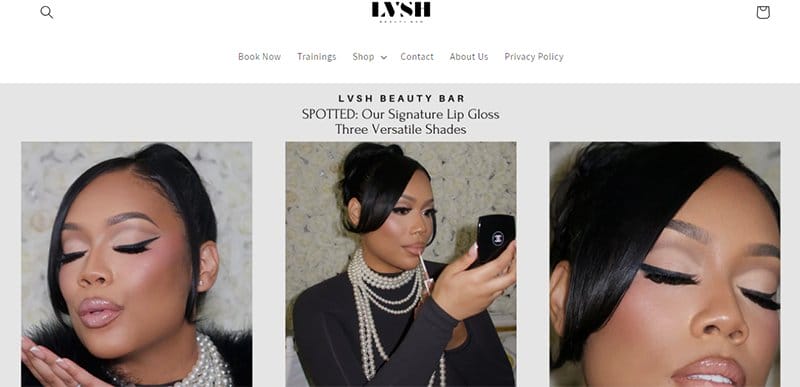 23. LVSH Beauty Bar - Best Luxury Websites For Design Inspiration Example