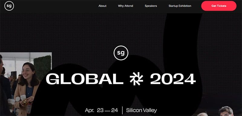 23. Startup Grind Global Conference - Best Microsite Examples