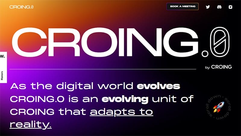 24. CROING.0 - Best Web3 Websites & Design Examples