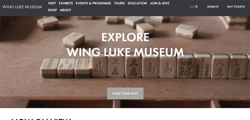 24. Wing Luke Museum - Best Museum Websites for Design Inspiration Example