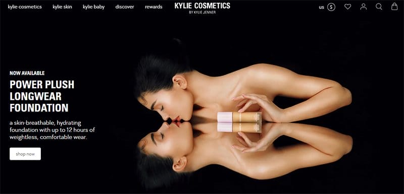 25. Kylie Cosmetics - Best Luxury Websites For Design Inspiration Example