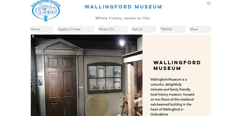 27. Wallingford Museum - Best Museum Websites for Design Inspiration Example