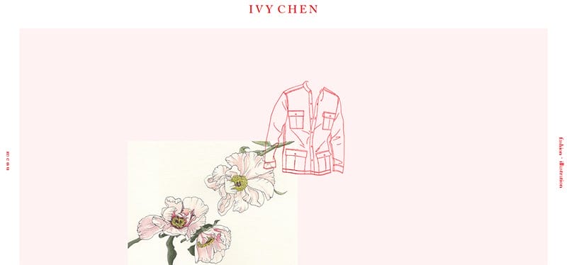 3. Ivy Chen - Best Dynamic Website Examples
