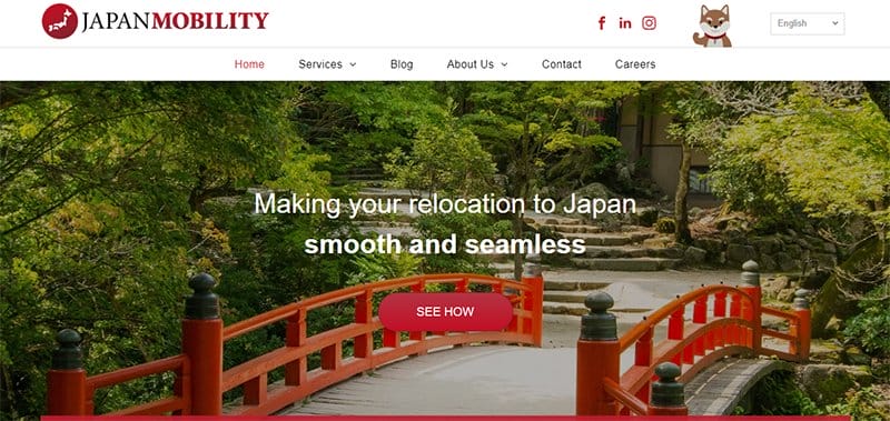 4. Japan Mobility - Real Multilingual Website Examples