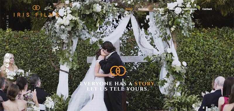 5. Iris Films - Amazing Video Portfolio Websites & Design Examples