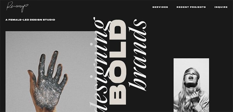 6. Revamp Design Studio - Innovative Web Design Examples