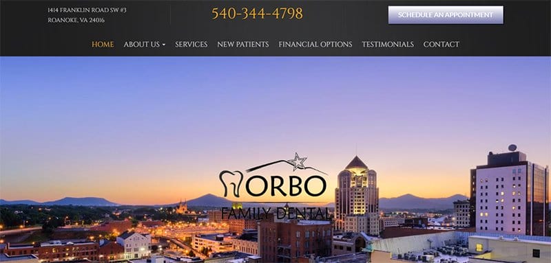 7. Randy Norbo DDS - Best Black and Gold Website Designs for Inspiration Example