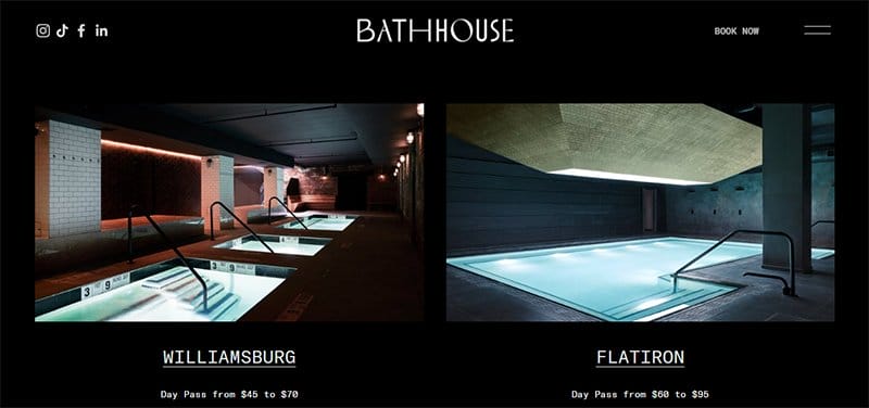 1. Bathhouse - Best Linear Website Examples For Design Inspiration