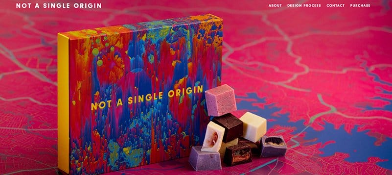 1. Not a Single Origin - Best Abstract Website Design Examples