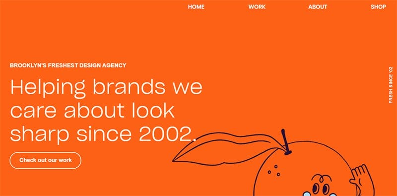 1. OrangeYouGlad - Awe-Inspiring Orange Websites You’ll Love Example