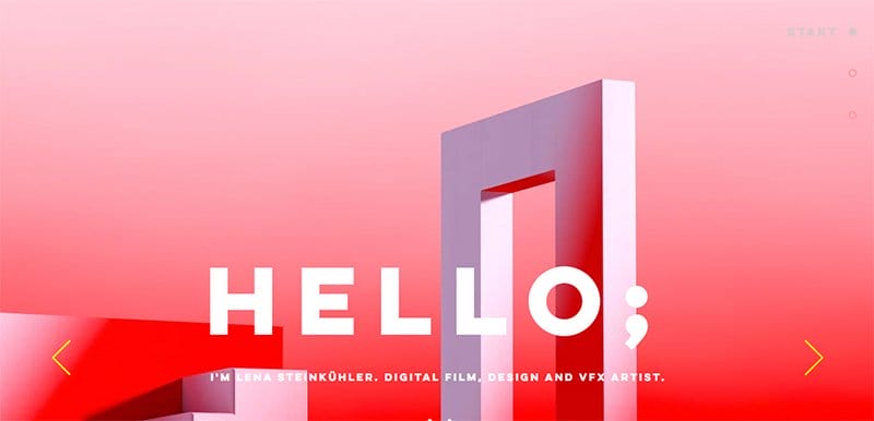 10. Lena Steinkuhler - Best Wix Portfolio Examples